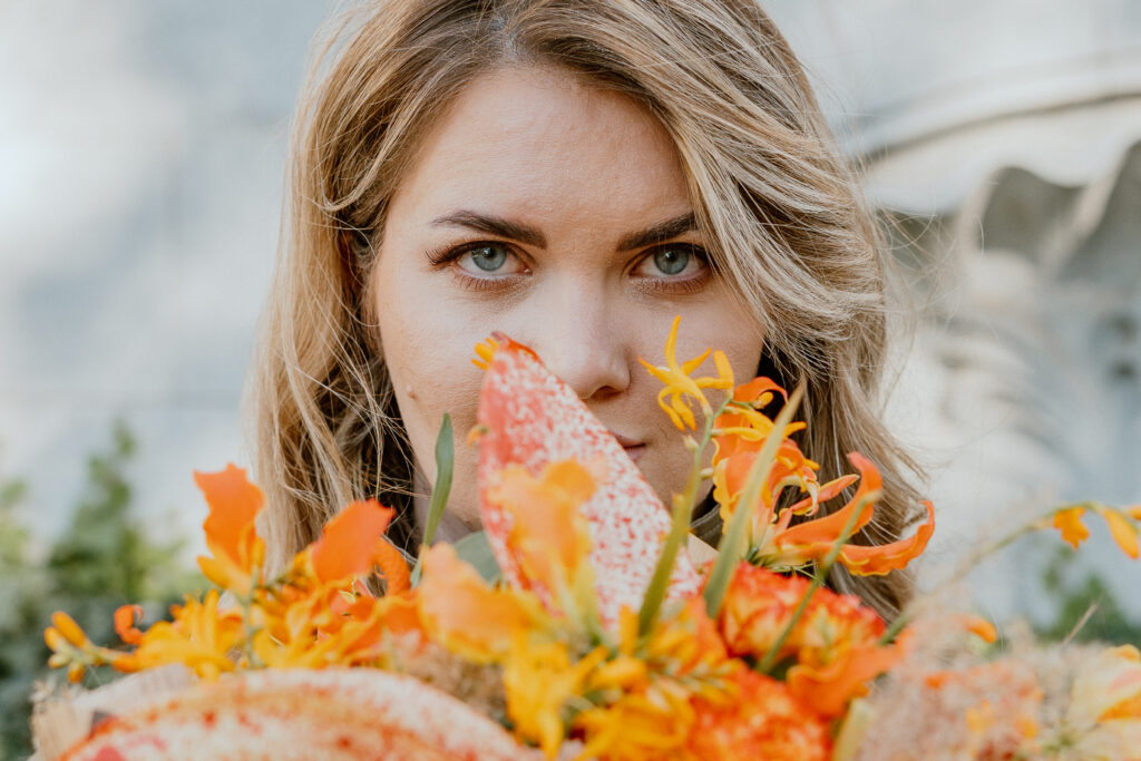 Portrait de Diana, Ofairy floral designer, club LWCB Liège