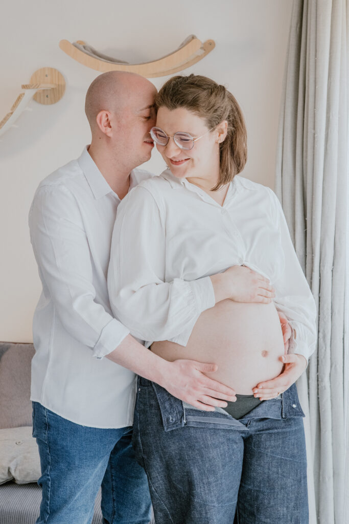 Séance maternité de Romane et Robin, photographe grossesse à Liège