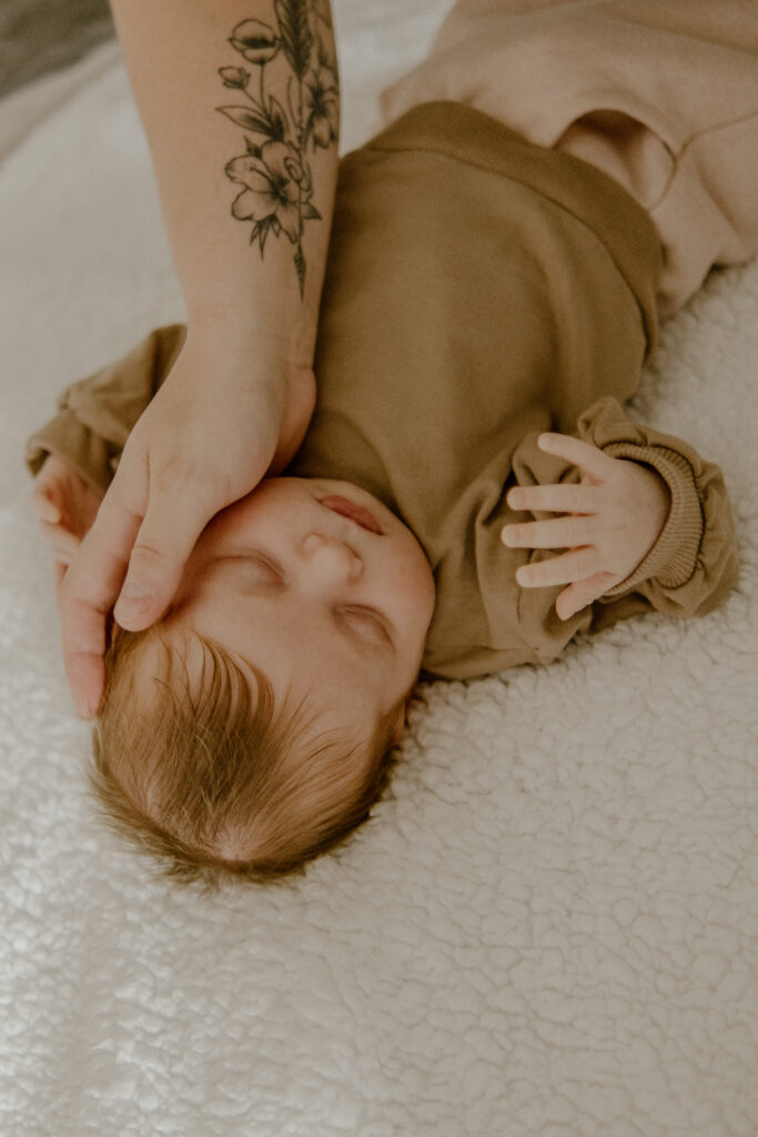 Séance photo d’Aude, photographe naissance à Liège